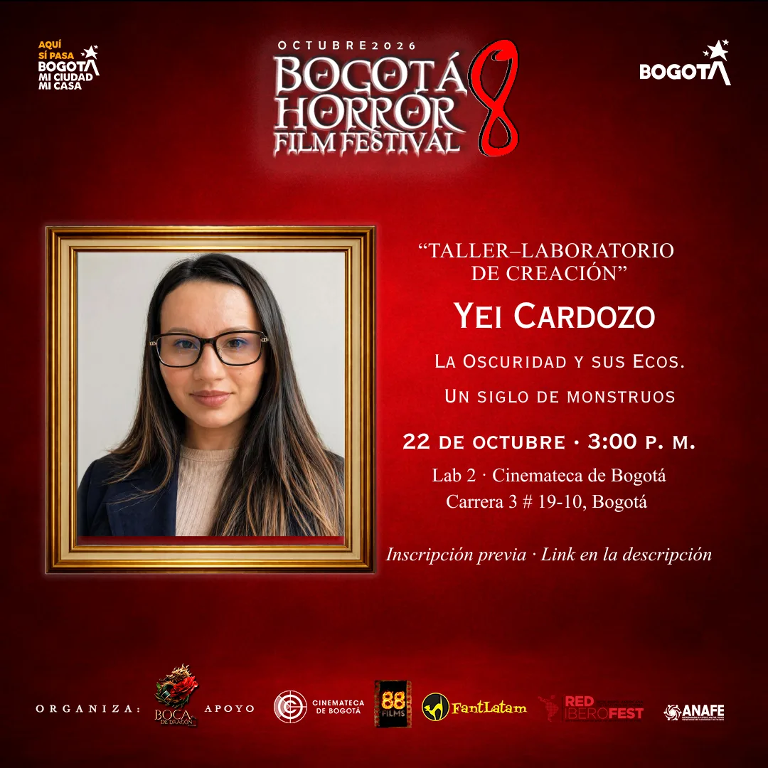 Yei Cardozo, guionista e investigadora, Taller 02 del Bogotá Horror Film Festival 8
